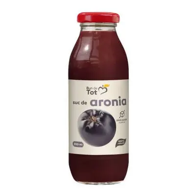 Succo di aronia naturale senza zucchero Bun de Tot, 300 ml, Dacia Plant