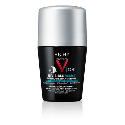 Invisible Resist 72H Deodorante roll-on per uomo, 50ml, Vichy