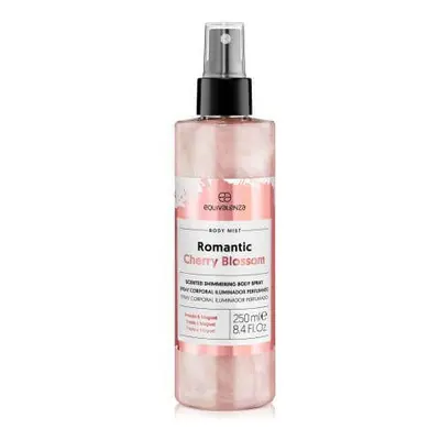 Spray corpo illuminante con ciliegia, fresia e lacca Romantic Cherry Blossom, 250 ml, Equivalenz