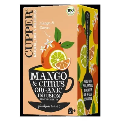 Tè biologico al mango e agli agrumi, 36 g, coppetta