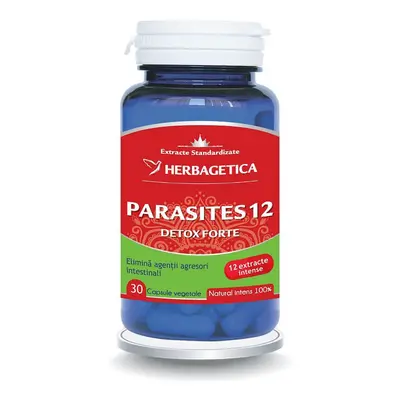 Parasites 12 Detox Forte, 30 capsule, Herbagetica