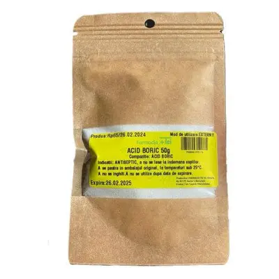 Acido borico, 50 g, Laboratorio Farmacia Tei