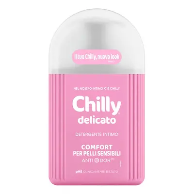 Gel per l'igiene intima, Delicato, 200 ml, Chilly