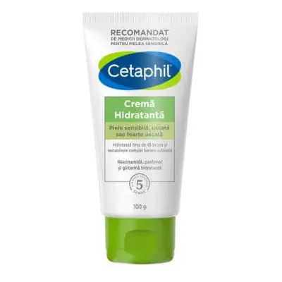 Crema idratante per pelli sensibili, secche o molto secche, 100 g, Cetaphil