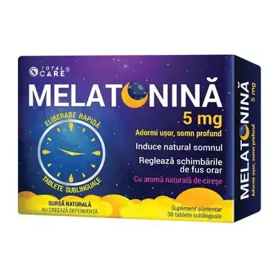 Melatonina 5 mg a rilascio rapido, 30 compresse sublinguali, Cosmopharm