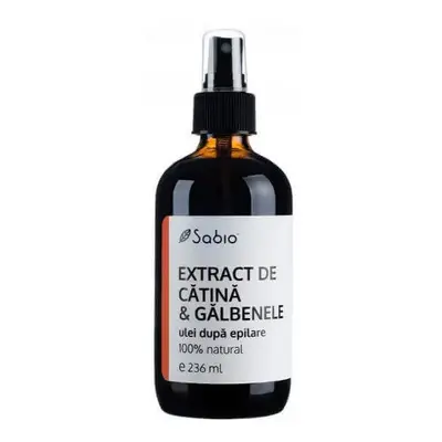 Olio dopo epilazione con estratto di olivello spinoso ed estratto di calendula, 236 ml, Sabio