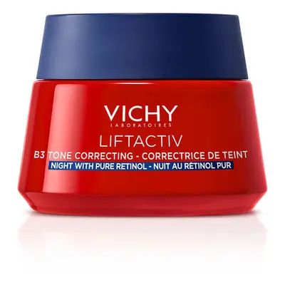 Crema notte antirughe e anti-pigmentazione con Retinolo puro e Niacinamide Liftactiv B3, 50ml, V