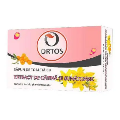 Sapone all'olivello spinoso e all'iperico, 100 g, Ortos