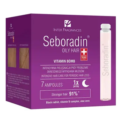 Seboradin Oily Fiale per capelli grassi, 7 pezzi