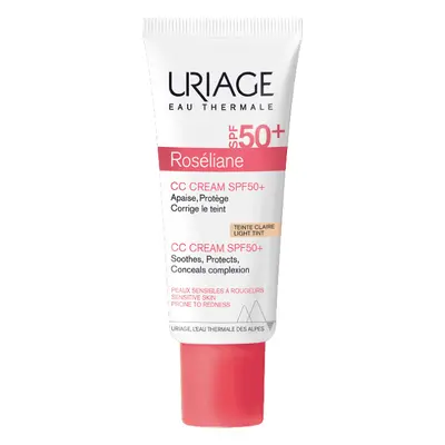 Roseliane CC Cream SPF50+ Pelle sensibile soggetta ad arrossamenti, 40 ml, Uriage