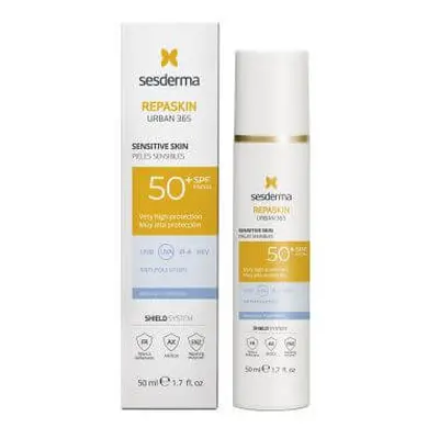 Crema per pelli sensibili con protezione solare SPF50 Urban 365 Repaskin, 50 ml, Sesderma