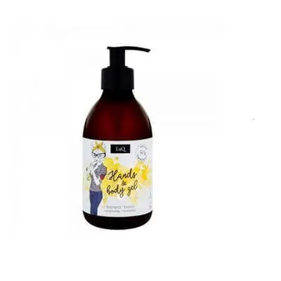 Gel detergente per mani e corpo alla banana, 300 ml, LaQ