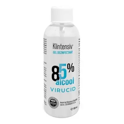 Gel igienizzante per le mani Virucid 85% Alcool, 100 ml, Klintensiv