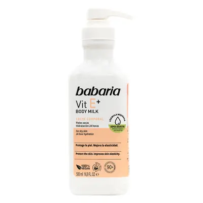 Babaria Latte per il corpo con vitamina E, 500 ml