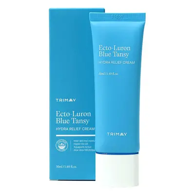 Ecto-Luron Blue Tansy Hydra Relief Crema viso idratante lenitiva, Trimay, 50 ml, Biocart