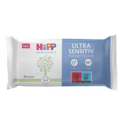 Salviette umidificate Ultra Sensitive, 5 confezioni x 48 pezzi, Hipp