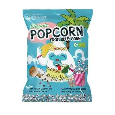 Popcorn bio per bambini con olio di cocco e sale dell'Himalaya, 20 g, Bluecorn