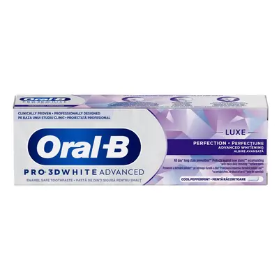 Dentifricio sbiancante Pro 3D White Advandced Luxe Perfection, 75 ml, Oral-B