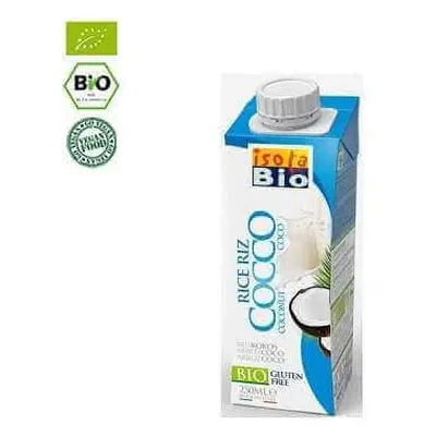 Bevanda di riso al cocco biologica vegetale Isola Bio, 250 ml, AbaFoods