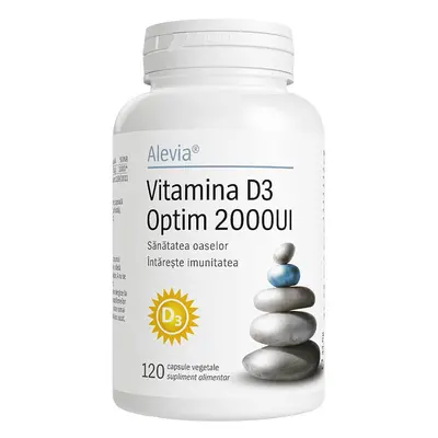 Vitamina D3 Optim, 2000 UI, 120 capsule, Alevia