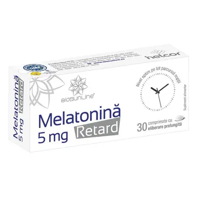 Melatonina Ritardo 5 mg BioSunLine, 30 compresse, Helcor