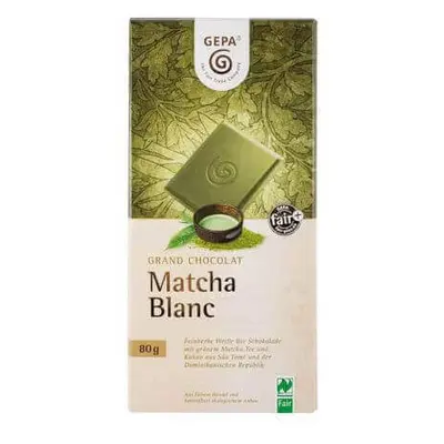 Cioccolato bianco Bio Matcha Blanc, 80 g, Gepa