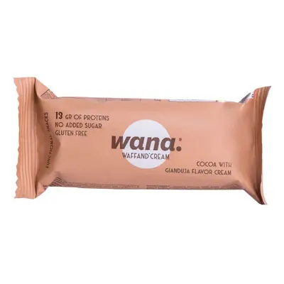 Wana Cialda proteica al cacao e gianduia, 43 g, Wana