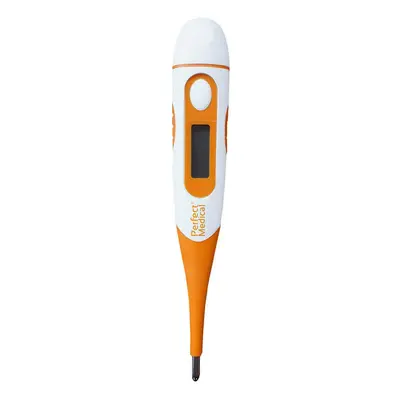 Termometro digitale con testina flessibile PM-06N, Arancio, Perfect Medical