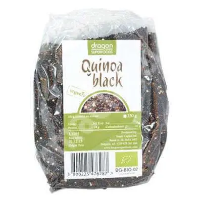 Quinoa nera ecologica, 250 g, Dragon Superfoods