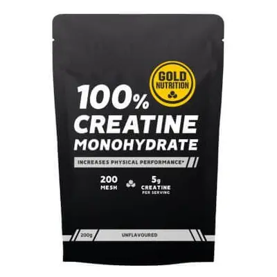 Creatina monoidrato senza sapore, 200 g, Gold Nutrition