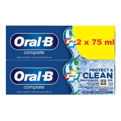 Confezione di dentifricio Oral-B Complete Protect&Clean, 2 x 75 ml, Oral-B