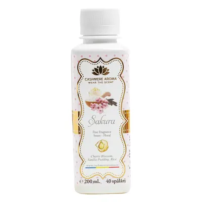 Profumo da bucato Sakura, 200 ml, Aroma Cashmere