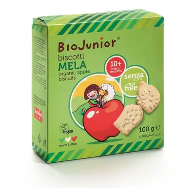 Biscotti vegani biologici con mele 10 mesi+, 100 g, Germinal