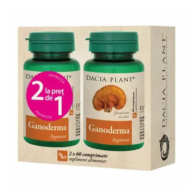 Offerta Pacchetto Ganoderma, 2x60 cps, Pianta Dacia