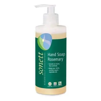 Sapone ecologico per le mani con olio essenziale di rosmarino, 300 ml, Sonett