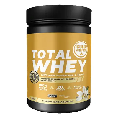 Proteine in polvere Total Whey al gusto di vaniglia, 800 g, Gold Nutrition