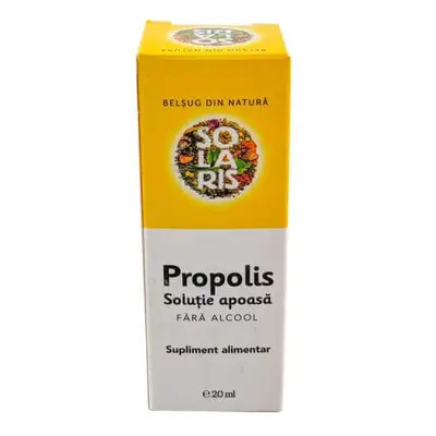 Soluzione acquosa di propoli senza alcool, 20 ml, Solaris