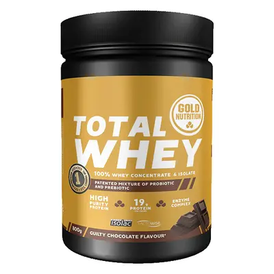 Proteine in polvere Total Whey al gusto di cioccolato, 800 g, Gold Nutrition