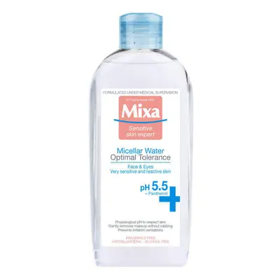 Acqua micellare per pelli sensibili e reattive Tolleranza Ottimale, 400 ml, Mixa