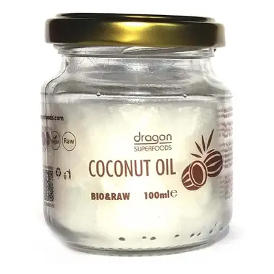 Olio di cocco vergine biologico, 100 ml, Dragon Superfoods