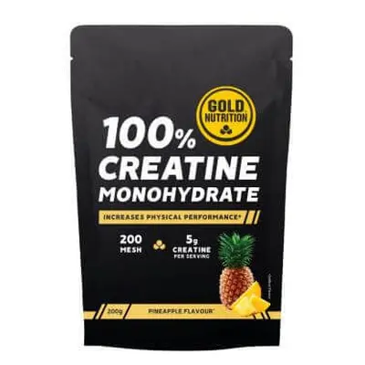 Creatina monoidrato al gusto di ananas, 200 g, Gold Nutrition