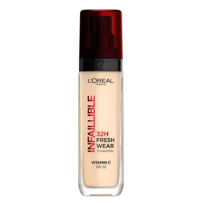 Fondotinta resistente al trasferimento Infaillible 32H Fresh Wear 15 Fair-Light, 30 ml, L'Oreal