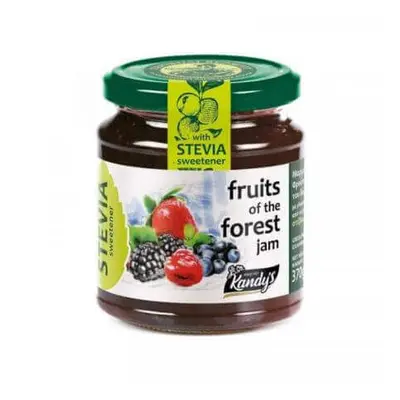 Marmellata di frutti di bosco dolcificata con Stevia, 370 g, Kandy's