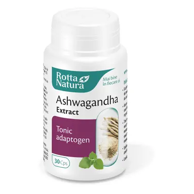 Estratto di Ashwangandha, 30 capsule, Rotta Natura