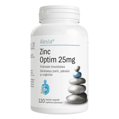 Zinco Optim, 25 mg, 120 capsule vegetali, Alevia