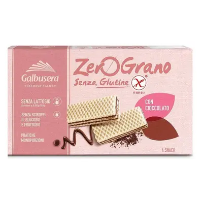 ZeroGrano Wafer Con Cioccolato Senza Glutine Galbusera 180g