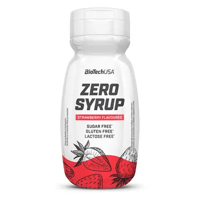 Sciroppo Zero Fragola, 320 ml, BioTechUSA