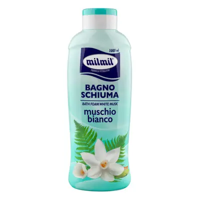 Bagnoschiuma al muschio bianco, 1000 ml, Milmil