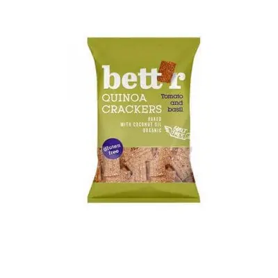 Crackers con Quinoa, Pomodori e Paprica senza glutine, 100 g, Bettr