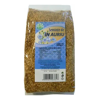 Semi di lino dorati, 500 gr, Herbal Sana